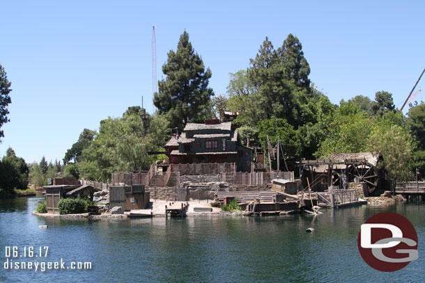 Tom Sawyer Island reopened today.