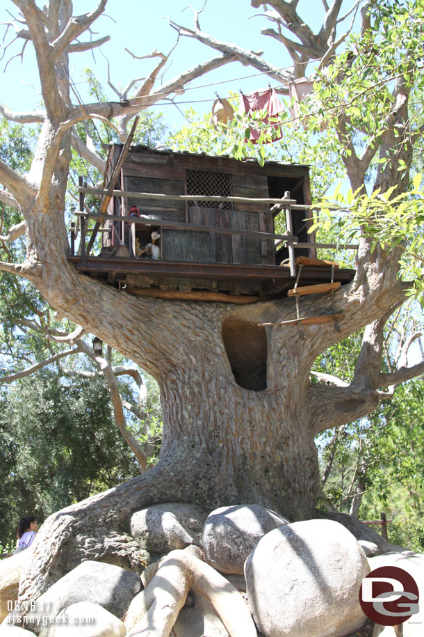 The Treehouse has survived the renovation work.  It is permanently closed off now, but still standing.   As of my last visit to Tokyo that one was still open so if you want to climb into the tree house head to Japan.