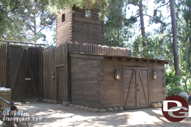 The graveyard is gone and a new storage building is built on the site.