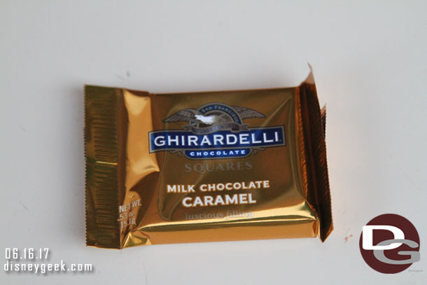 Ghirardelli is back to the full size squares.