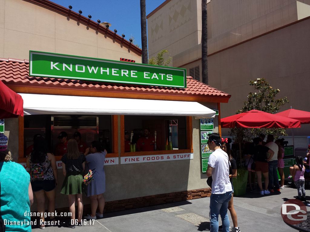 Knowhere Eats is open.