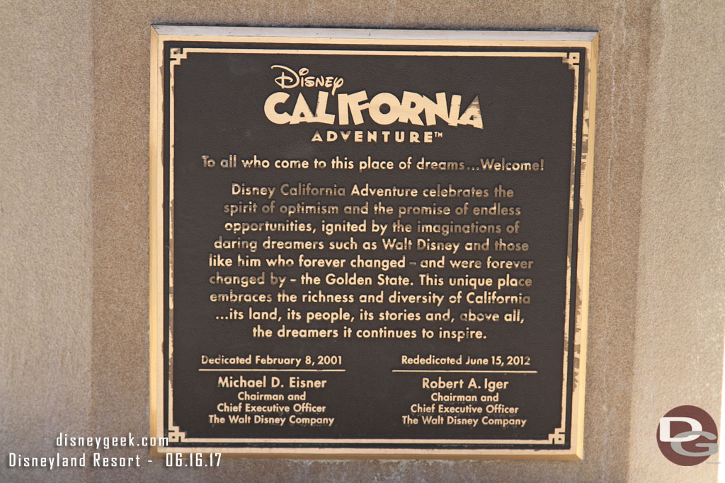 This past week the re-launched DCA turned 5 years old.. this includes Buena Vista Street and Cars Land.  Also World of Color turned 7.