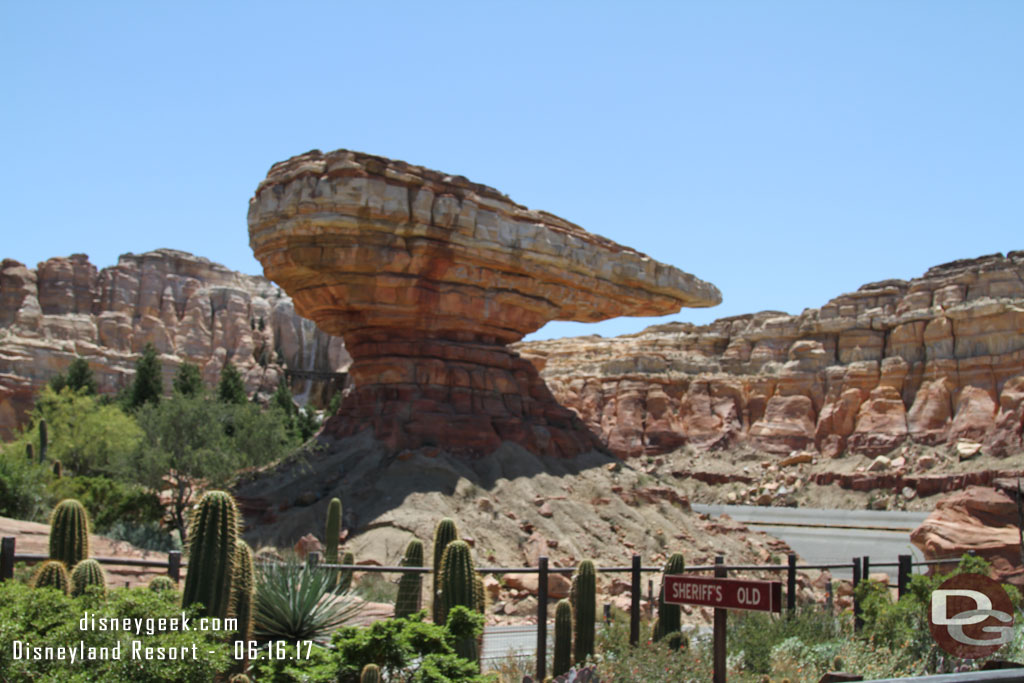 Ornament Valley this afternoon.