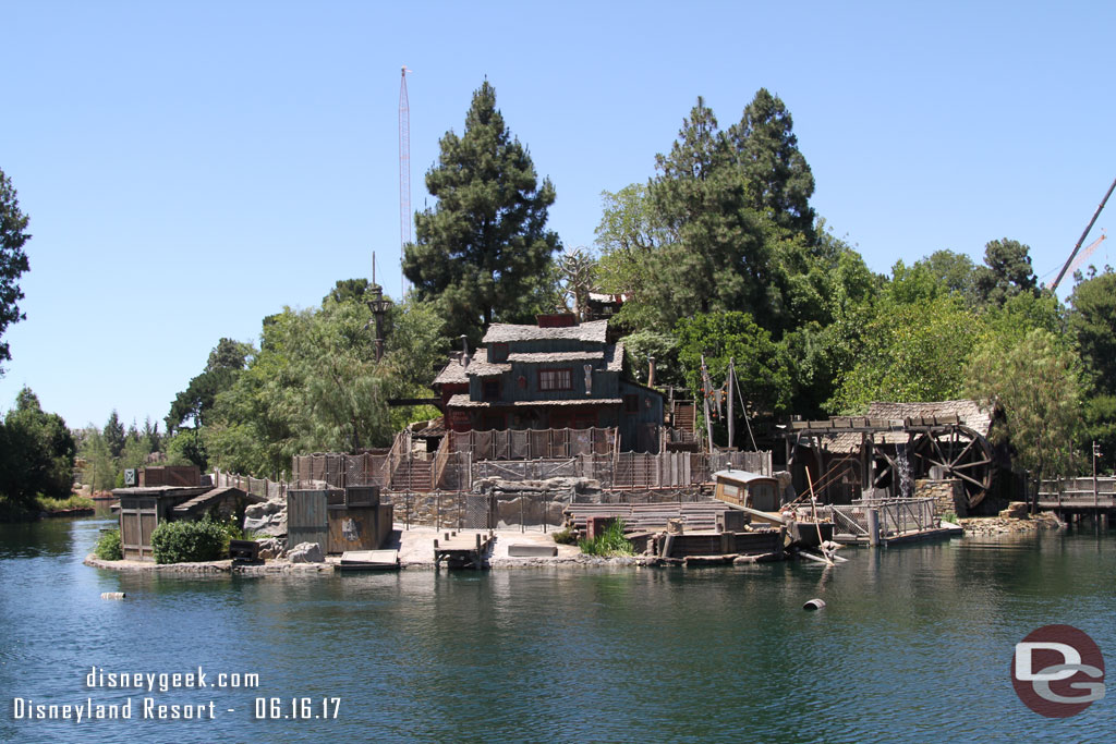 Tom Sawyer Island reopened today.