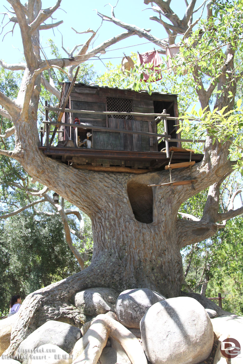 The Treehouse has survived the renovation work.  It is permanently closed off now, but still standing.   As of my last visit to Tokyo that one was still open so if you want to climb into the tree house head to Japan.