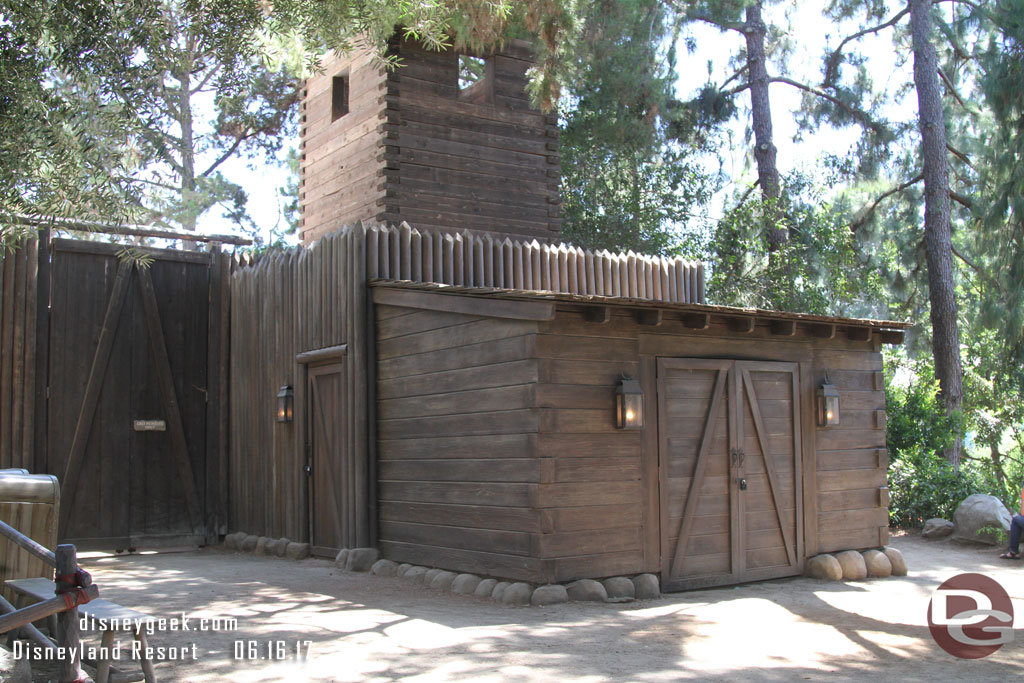 The graveyard is gone and a new storage building is built on the site.