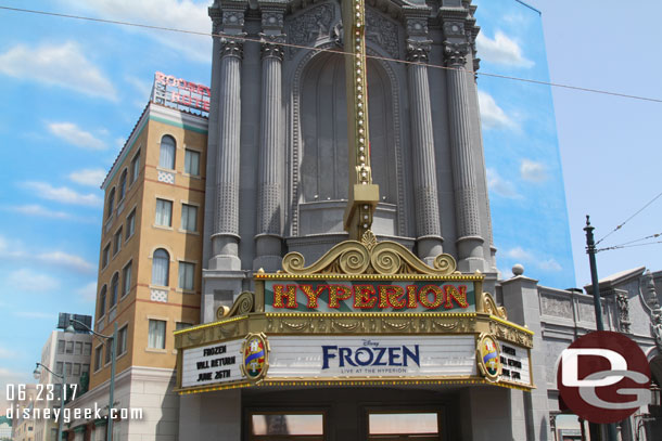 Frozen is dark through the weekend.