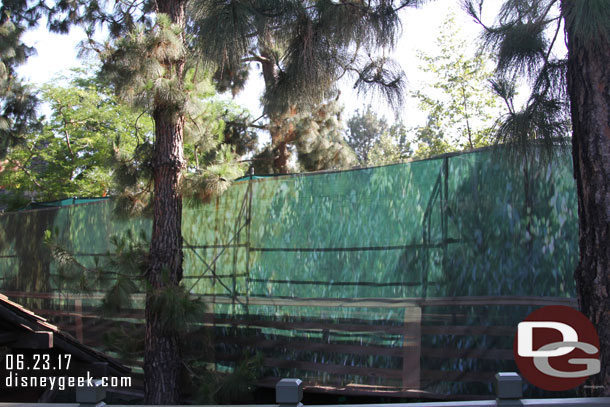 The Critter Country trestle is still under wraps.