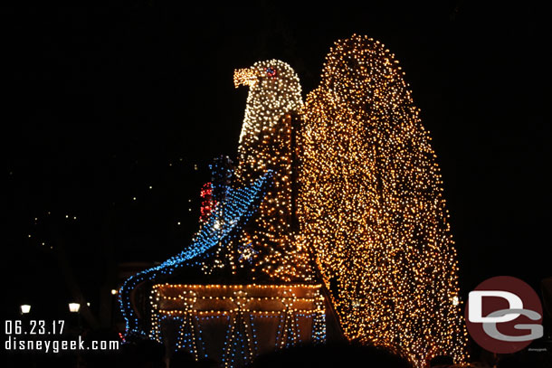 Caught the end of the Main Street Electrical Parade.