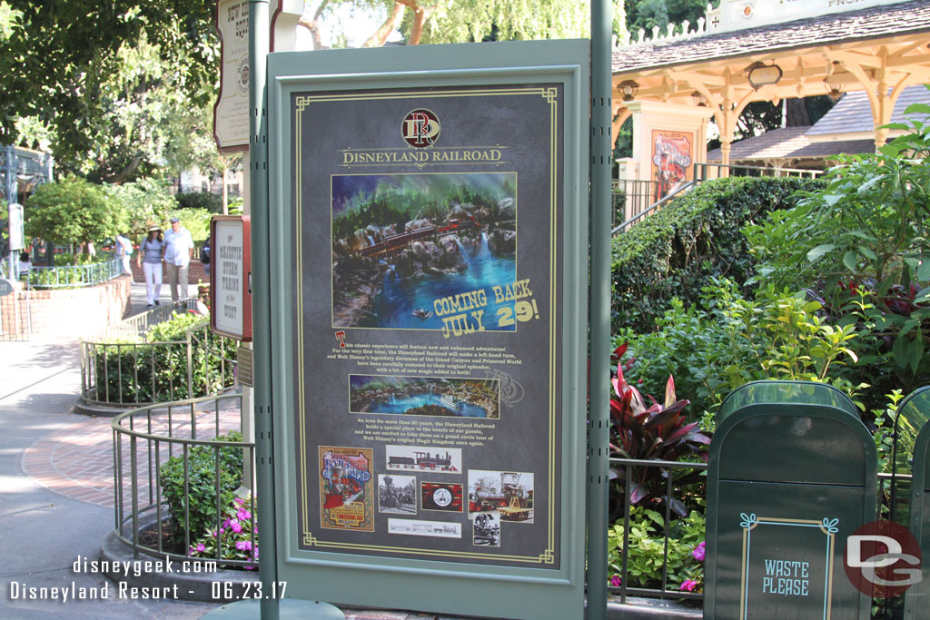 A closer look at the return sign.  Spotted one in Town Square too.