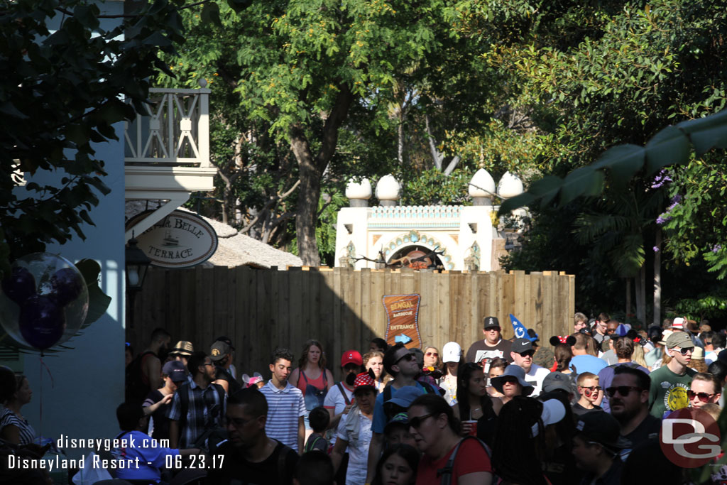 No visible progress in Adventureland.