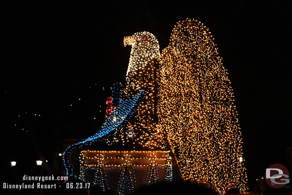 Caught the end of the Main Street Electrical Parade.