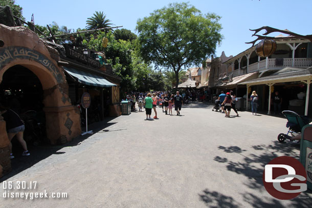 Work has wrapped up on the Adventureland re-organization/renovation project.