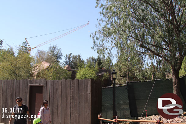 Passing through the  Big Thunder Trail area.