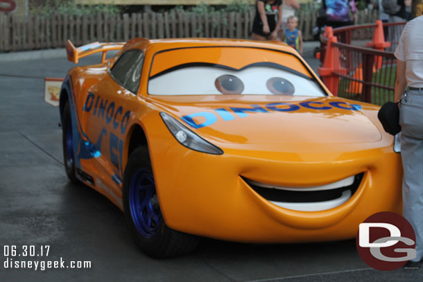 Ran into Cruz again in Cars Land.