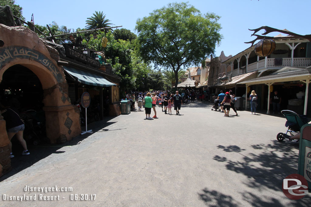 Work has wrapped up on the Adventureland re-organization/renovation project.