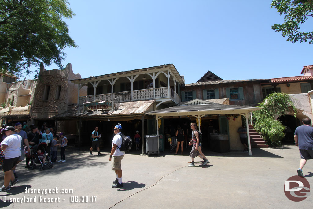 South Seas Traders and the Outpost are now a seating area.