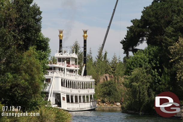 The Mark Twain heading off into the wilderness