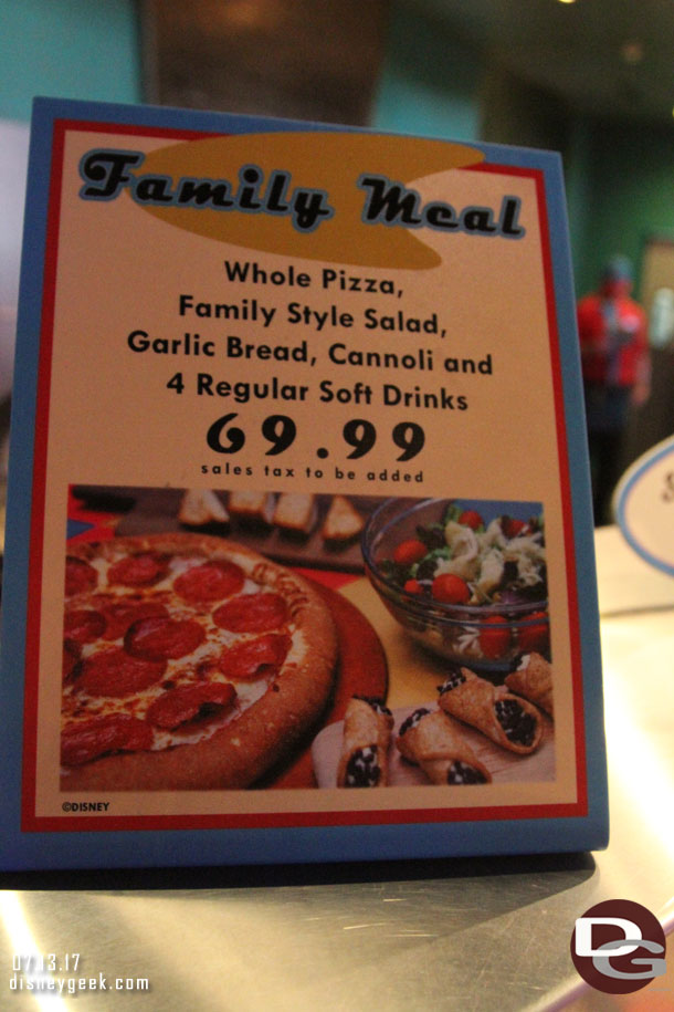 Pizza Port has a Family Meal being advertised.