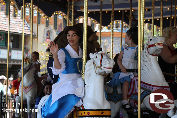 Belle and the Beast on the Carrousel