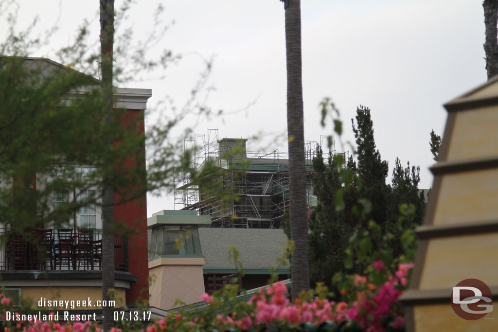 Renovation work continues at the Grand Californian