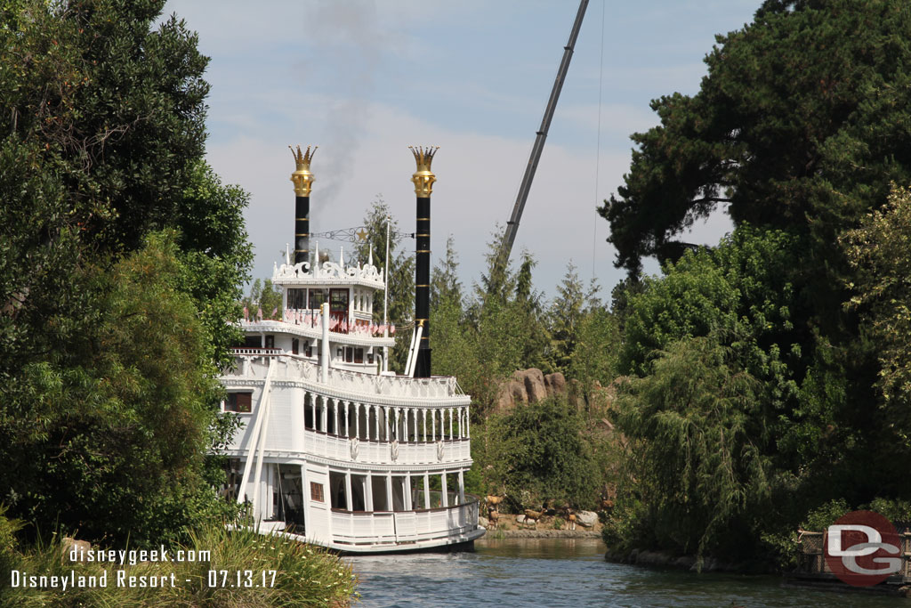 The Mark Twain heading off into the wilderness