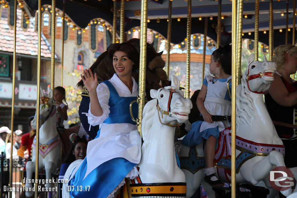 Belle and the Beast on the Carrousel