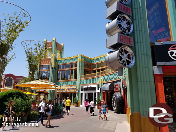 It was recently announced these three stores are closing to clear this block of Downtown Disney.  The assumption is the new VR Experience that was announced last week is going here.