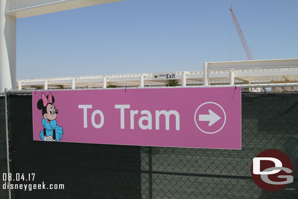 Construction is still ongoing on all levels of the parking structure.