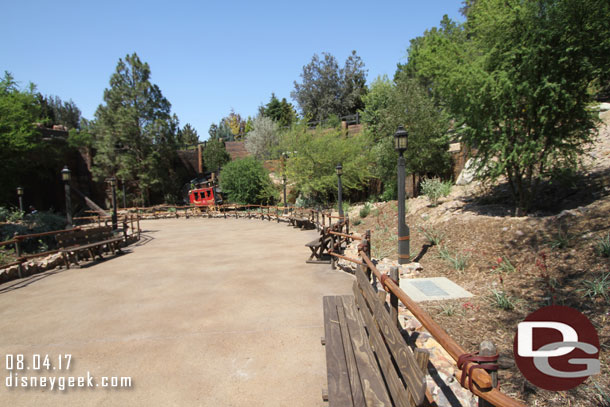 The second entrance walkway.