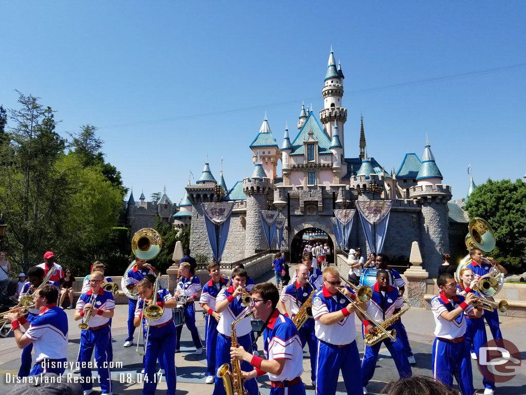 The 2017 All-American College Band has entered the home stretch.  They perform through next Friday.. so only 5 more performing days left.