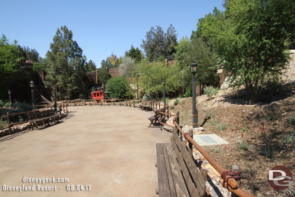 The second entrance walkway.