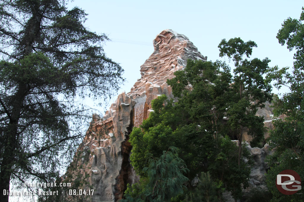 Matterhorn as the sun is setting.