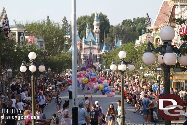 Main Street USA as Soundsational enters from the hub.