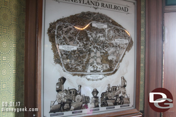 I opted to go for a ride on the Disneyland Railroad since the line was short (I was able to board the first train that showed up).