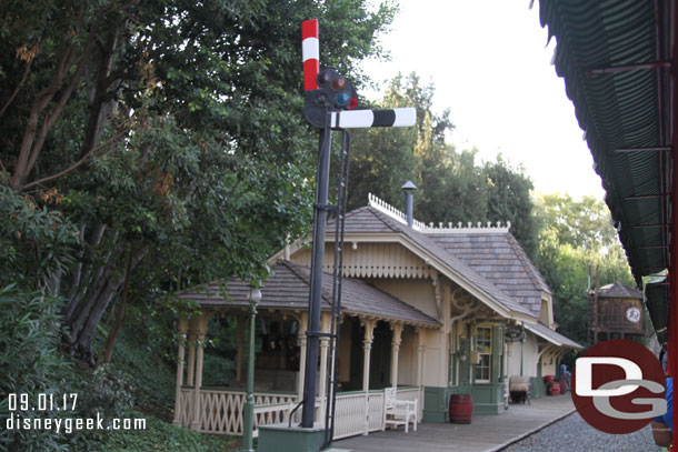 Pulling into New Orleans Square Station.