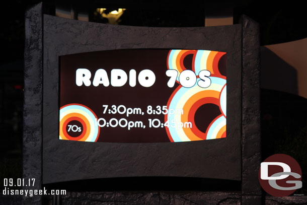 Radio 70s at Tomorrowland Terrace as the summer concert series draws to an end this week.