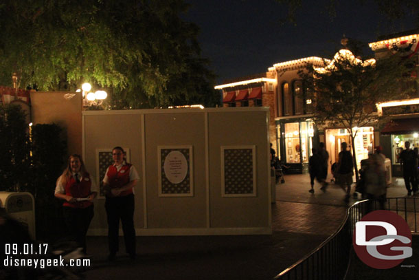 The Corn Dog wagon area is closed for renovation.