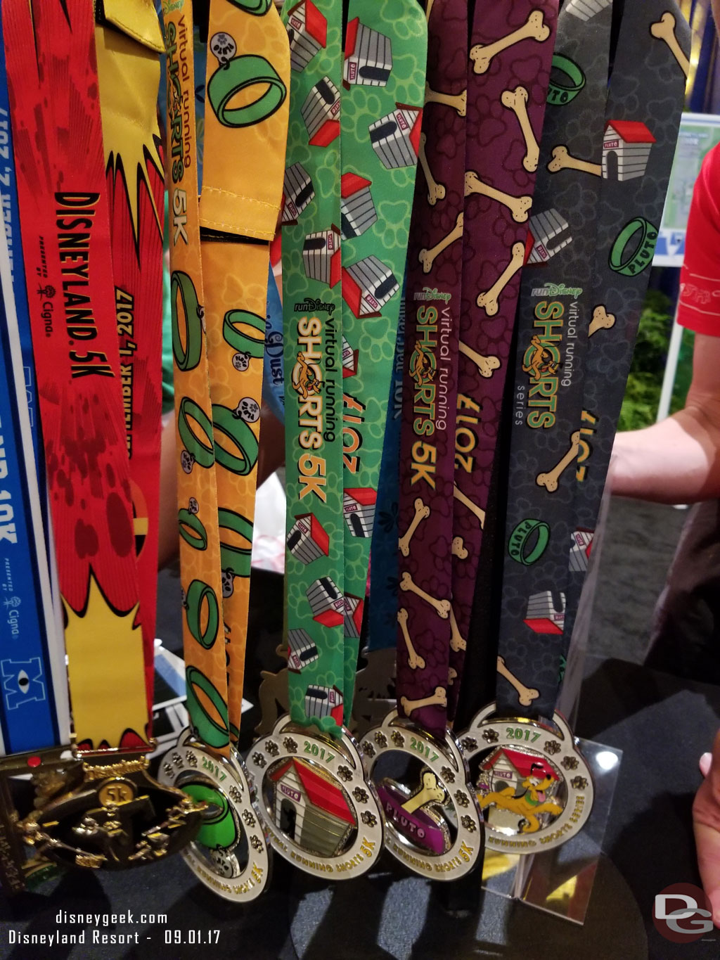 Some of the race medals.