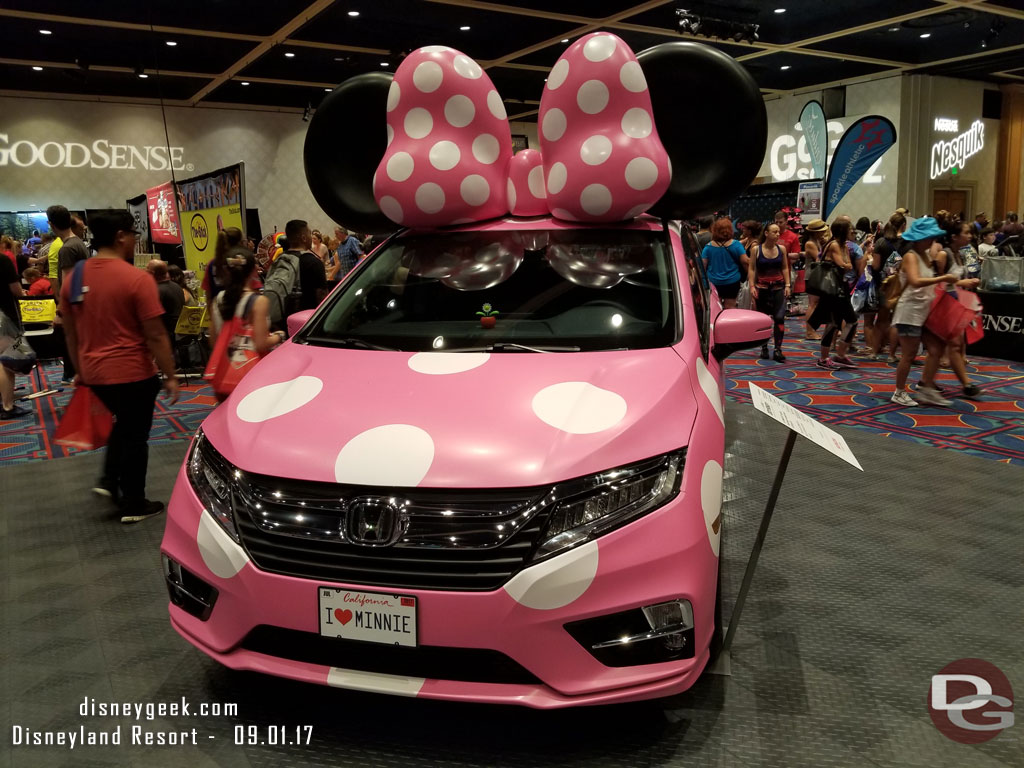 The Honda Minnie Van was on display.