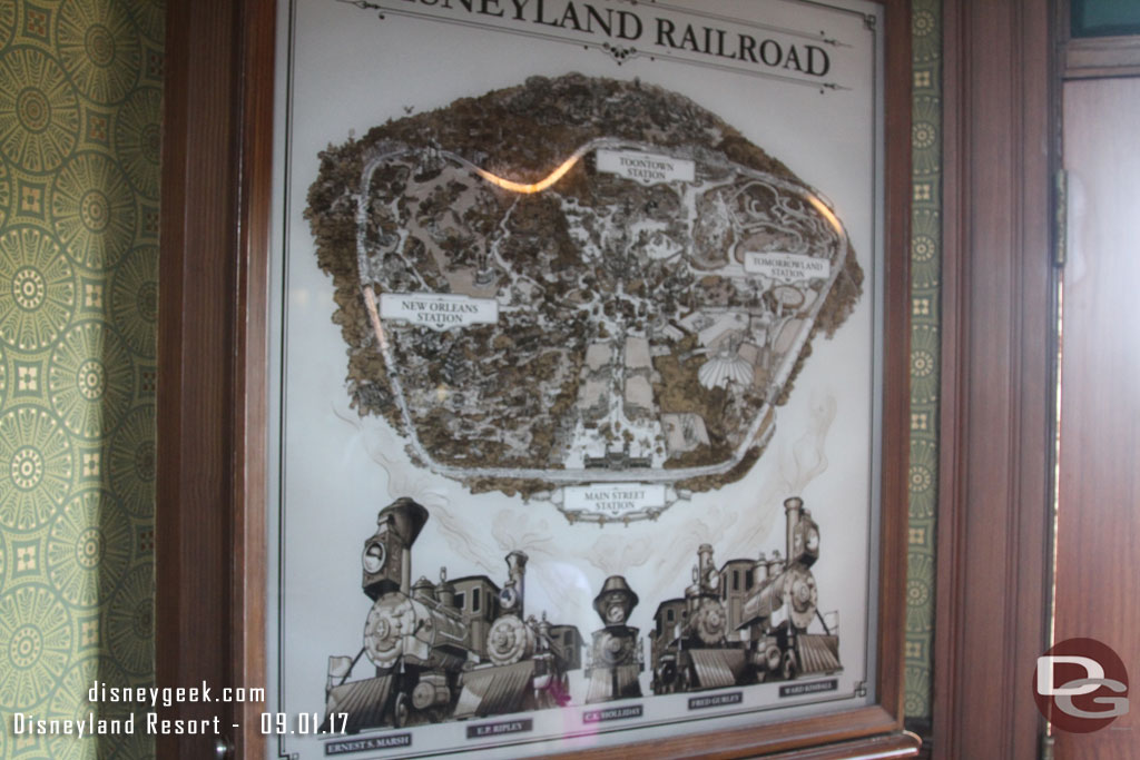 I opted to go for a ride on the Disneyland Railroad since the line was short (I was able to board the first train that showed up).