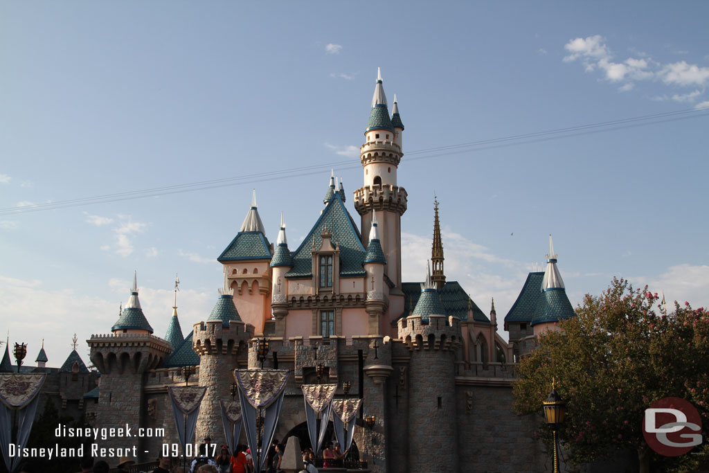 Passing Sleeping Beauty Castle.