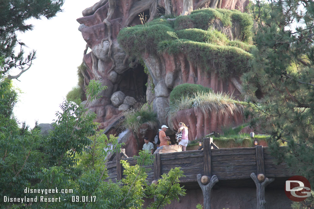 Splash Mountain had gone down and guests were being walked off.