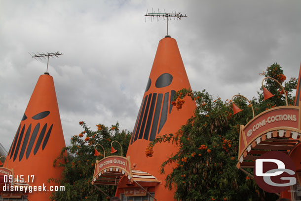 The Cozy Cone is decorated.