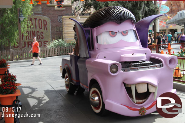 Van-pire Mater was at the Cozy Cone.