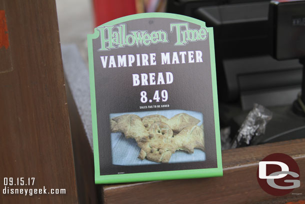 Vampire Mater Bread is also for sale at Fillmore's.