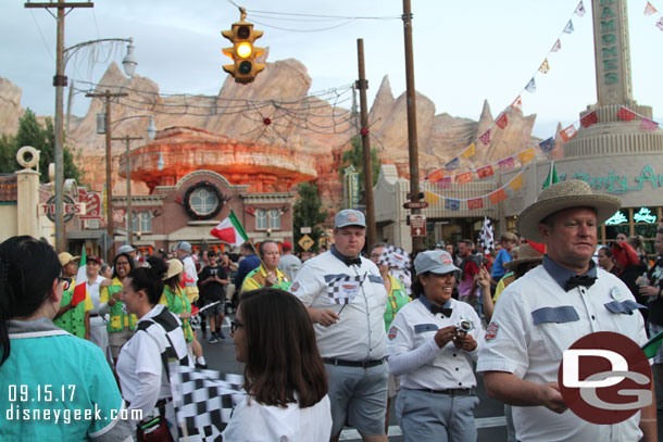 Cast Member arriving on Route 66..