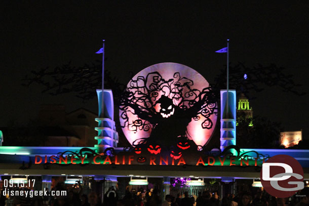 Returning to Disney California Adventure for a couple more after dark pictures before calling it a night.