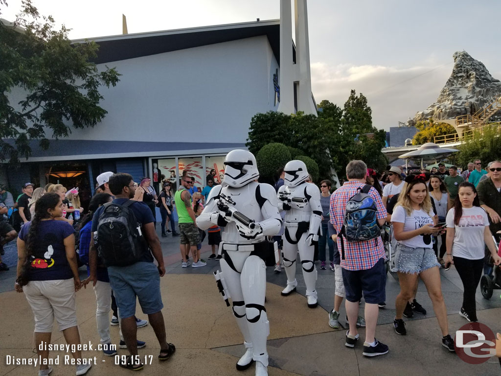 A patrol in Tomorrowland...