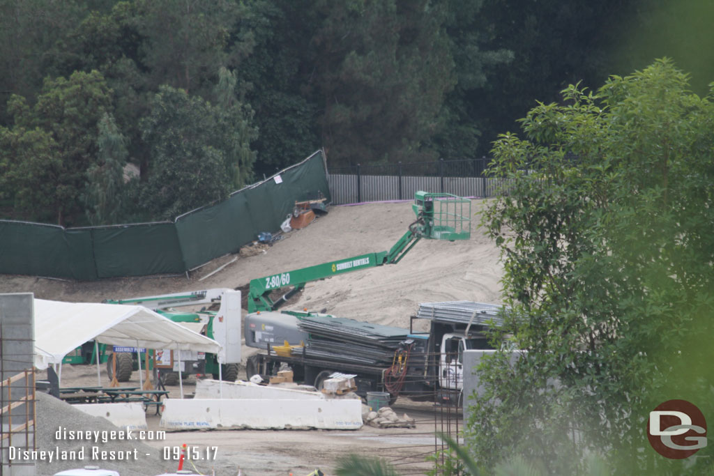 Off toward Critter Country looks like more fencing being delivered.